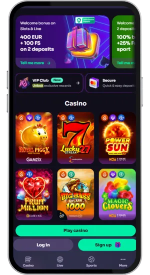 Att välja ett licensierat casino för att spela Le Prechaun, med välkomstbonusen markerad